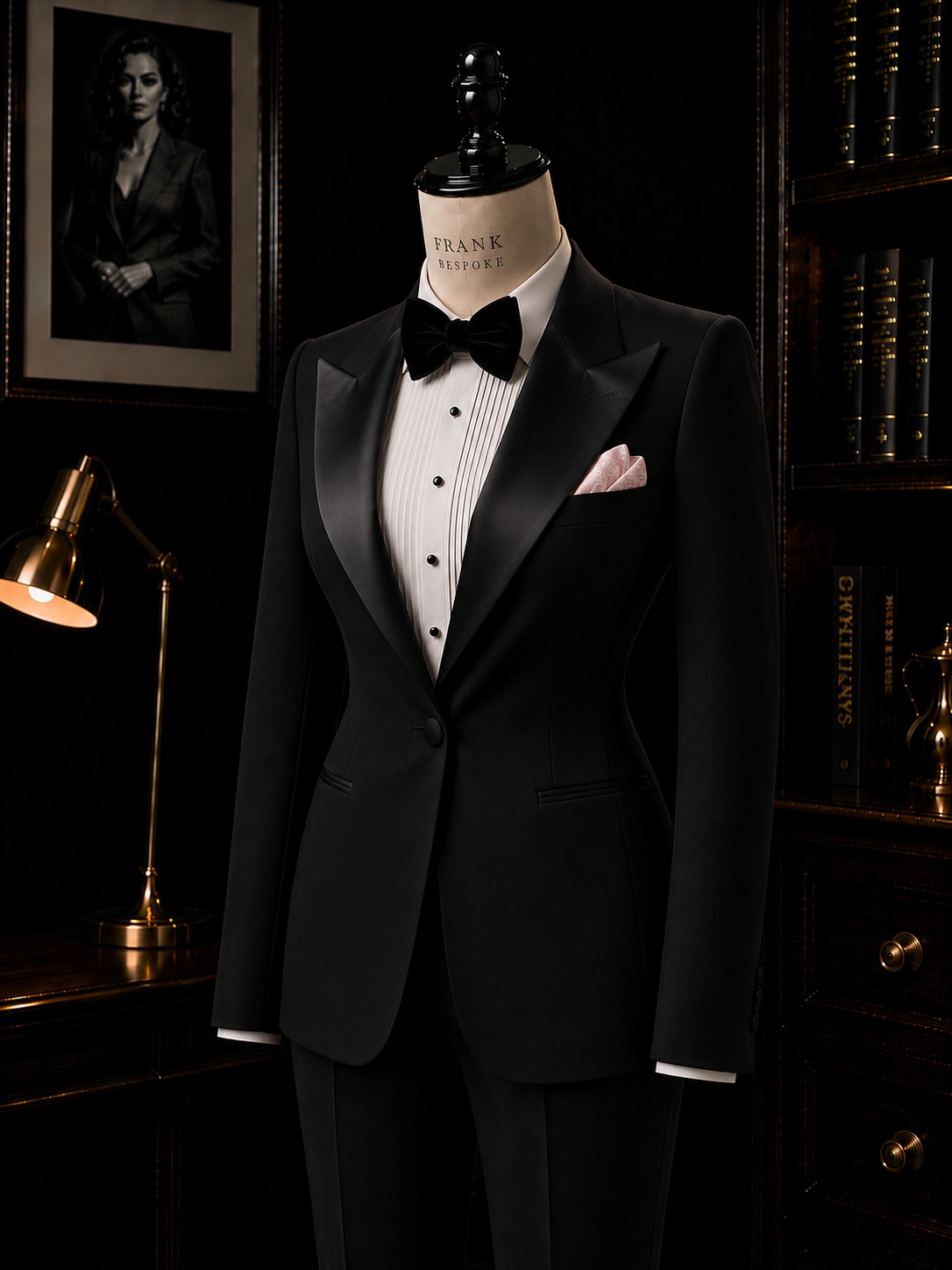 Ladies Black Tuxedo
